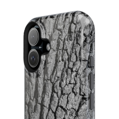 Bark Texture Magnetic Impact Phone Case