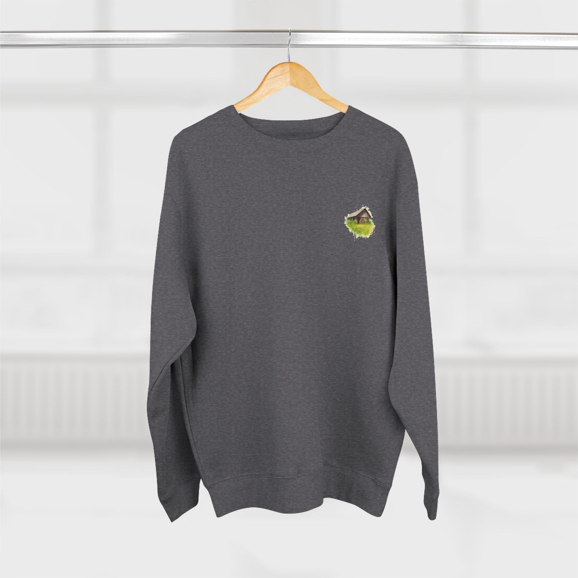 Cozy Art Print Crewneck Sweatshirt: Nature Lover, Graphic Sweater, Unique Gift, Home Decor Apparel, Casual Style - TRV