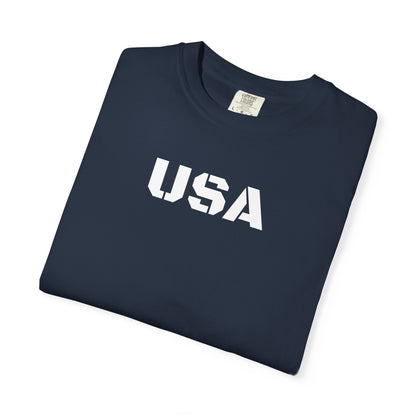 USA Vintage Unisex T-Shirt, Soft Cotton Tee, Casual Wear, Gifts for Her & Him, Summer Essentials, Independence Day Apparel - TRV