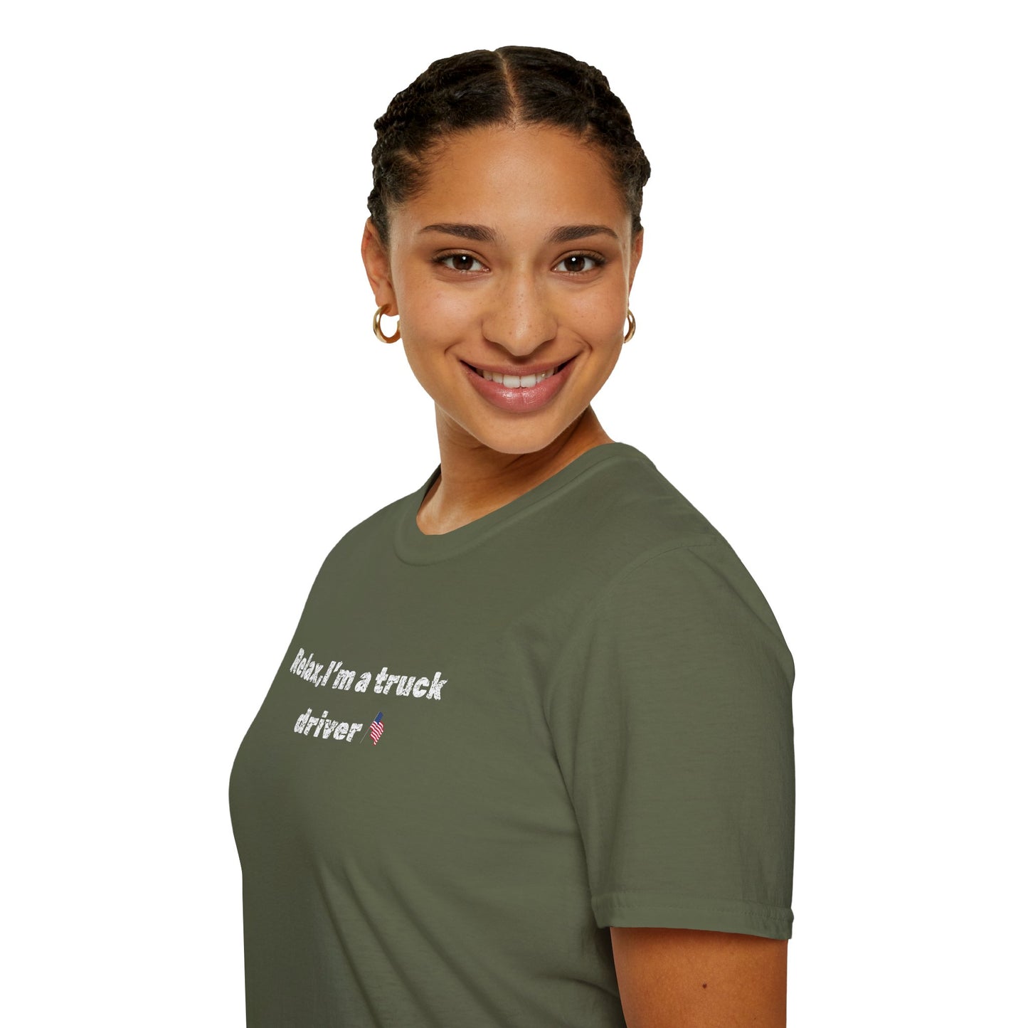 Truck Driver Relax Unisex T-Shirt, Casual Tee, Gift for Truckers, Father's Day Shirt, Comfortable Everyday Wear