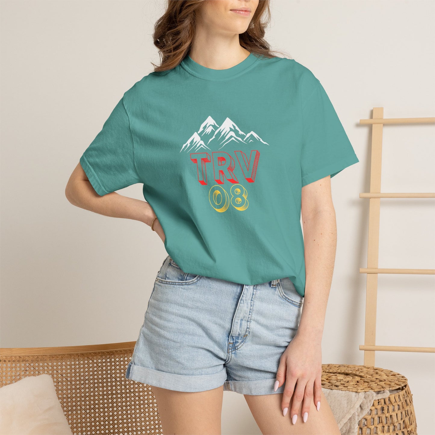 TRV08 Logo Tee | Unisex Garment-Dyed T-Shirt
