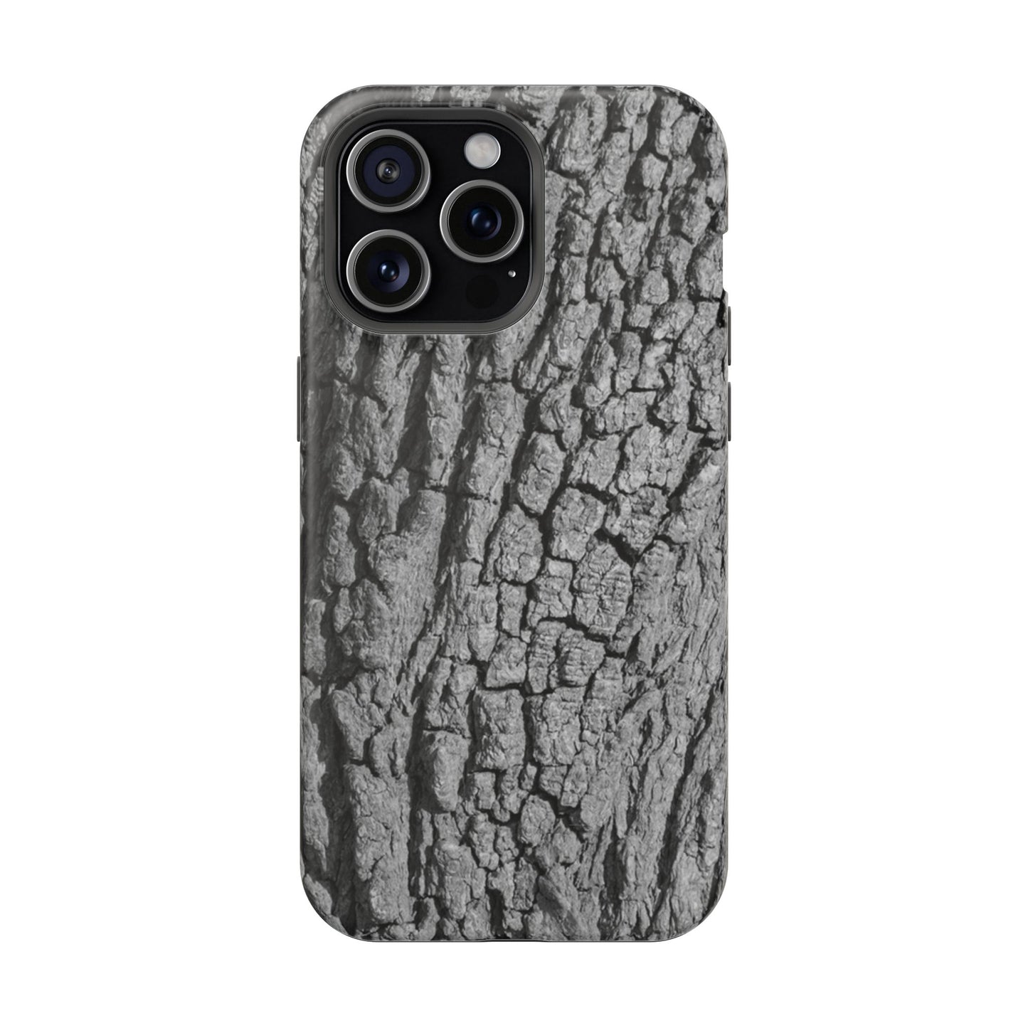 Bark Texture Magnetic Impact Phone Case