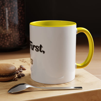 But First, Books Accent Coffee Mug - Perfect Gift for Book Lovers - TRV