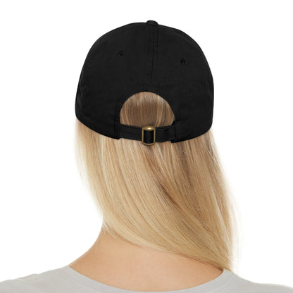 Stylish Dad Hat with Leather Patch | Perfect Gift for Fathers Day, Casual Wear, Dad's Birthday, Outdoor Activities