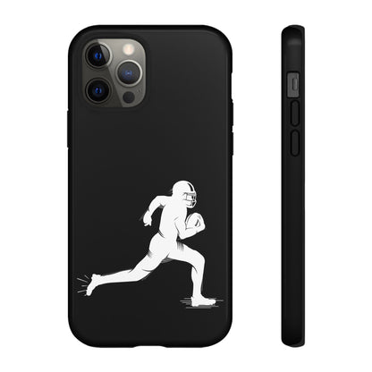 Football Player Phone Case, Tough Cases, Sports Phone Cover, Gift for Athletes, iPhone & Samsung Accessories, Running Player Design - TRV