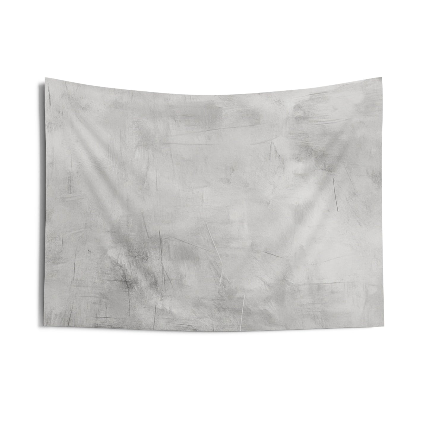 Gray boho wall tapestry by Printify featuring a modern minimalist design, perfect for contemporary home decor.