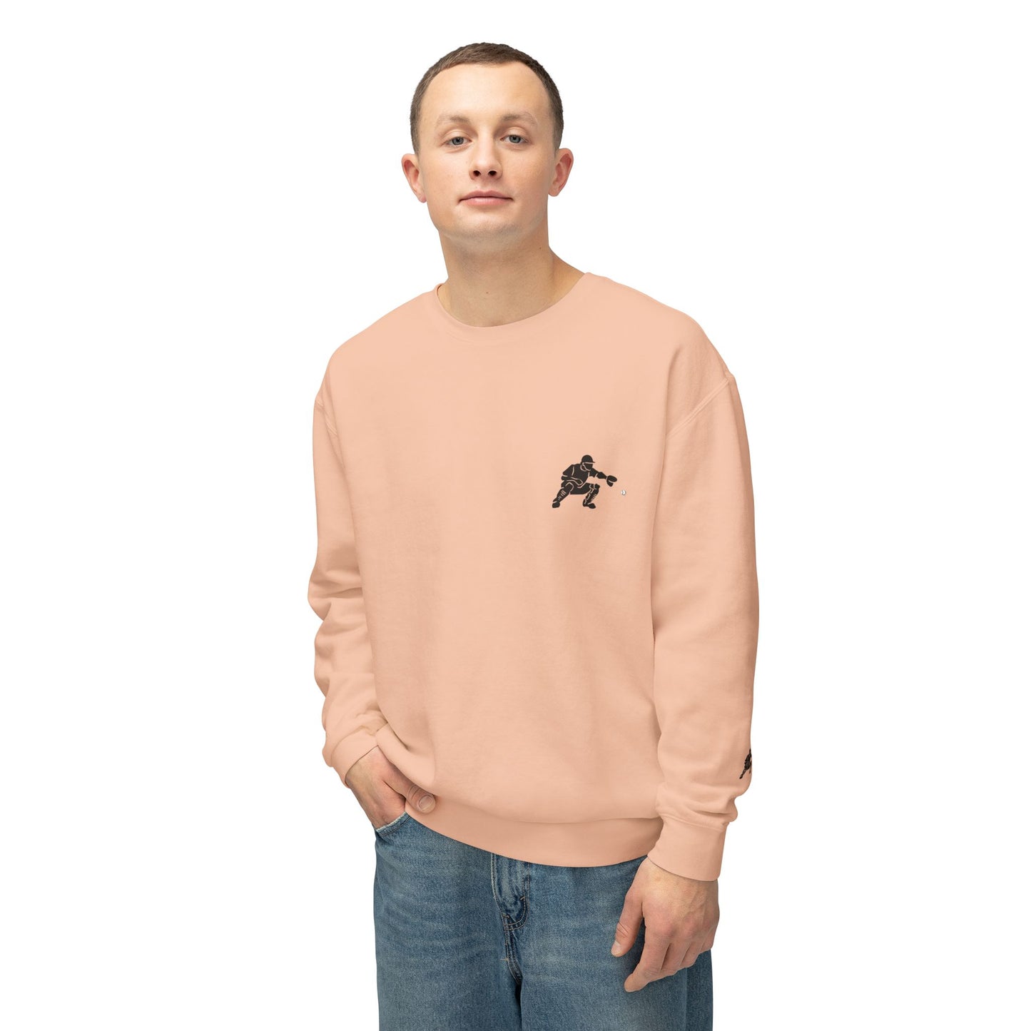 Baseball Catcher Unisex Sports Crewneck Sweatshirt - Perfect for Athletes & Casual Wear, Great for Game Days, Birthdays, Apparel for Fans