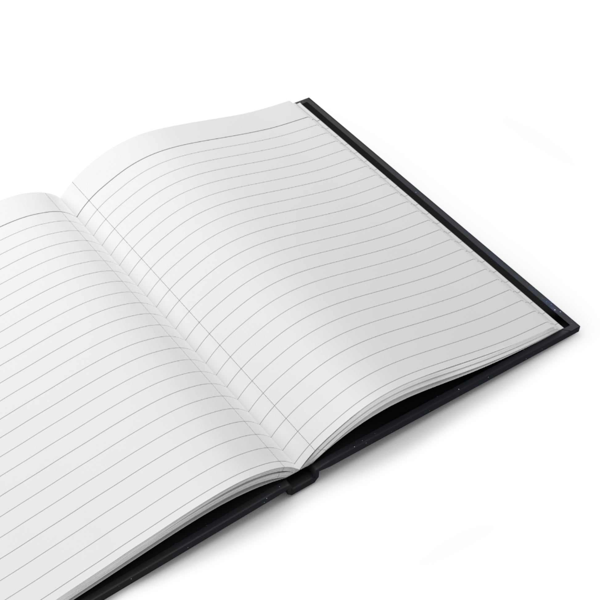 Galaxy night sky hardcover journal featuring Earth from space design, ideal for writing or note-taking.
