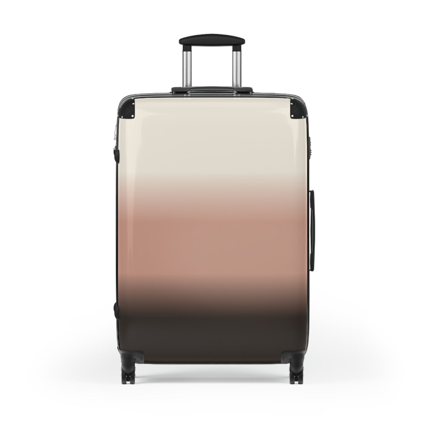 Gradient Carry-On Suitcase – Blush to Charcoal Ombre Travel Luggage