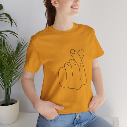Minimalist Hand Sign Unisex Tee | Casual Everyday Wear | Perfect for Gift Givers