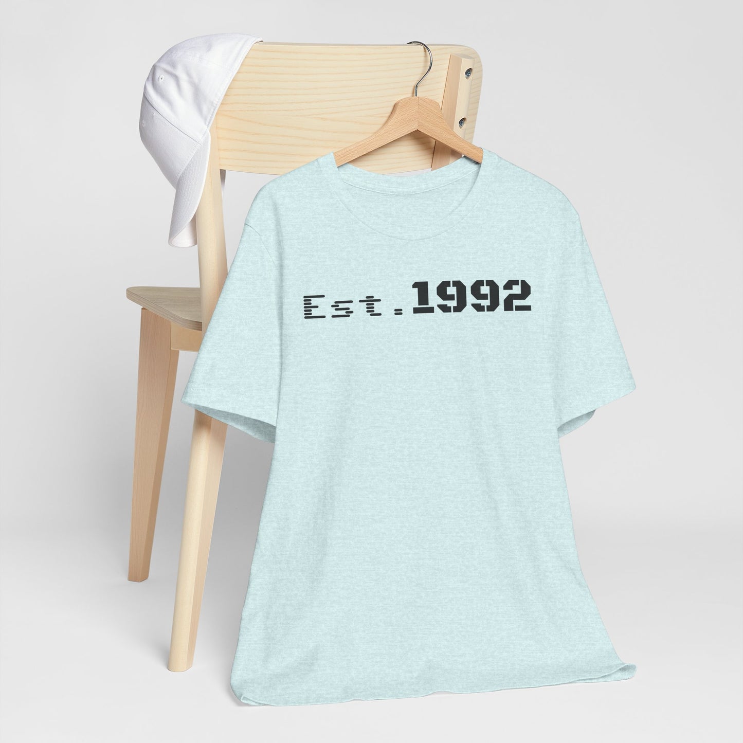 Est. 1992 Unisex Jersey Tee - Retro Birthday Gift, Casual Wear, Cool Vintage T-Shirt, Gift for Him, Gift for Her - TRV