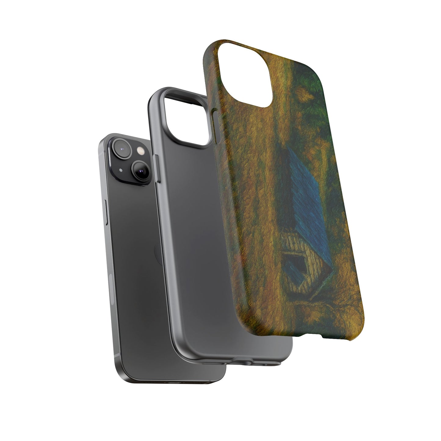 Artistic Phone Case by Tough Cases, Nature-Inspired Phone Protection, Unique Gift for Nature Lovers, Stylish Accessory, Fall Aesthetic - TRV