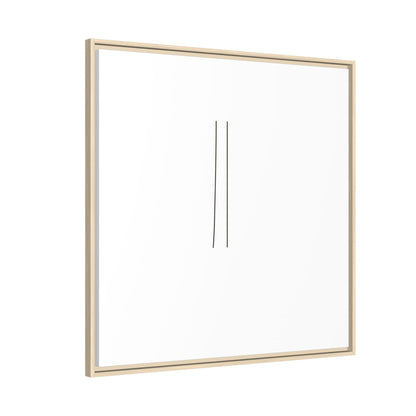 Minimal Line Art | Matte Canvas Framed