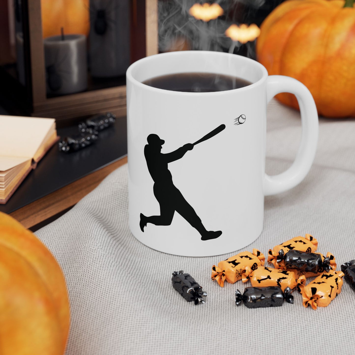Baseball Ceramic Mug for Athletes, Motivational Gift for Coaches, Perfect for Birthdays, Team Events, or Just for Coffee Lovers