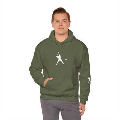 Sporty Unisex Baseball Hooded Sweatshirt, Casual Hoodie for Athletes, Perfect for Gifts, Comfy Streetwear, Ideal for Sports Events, Personal Use - TRV