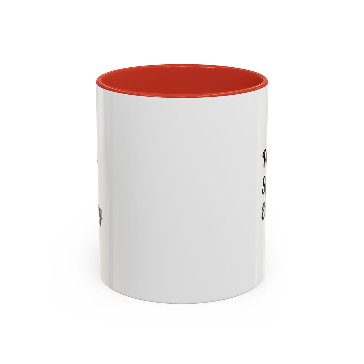 Pumpkin Spice Everything accent coffee mug by Printify, fall seasonal 11oz ceramic coffee cup with festive pumpkin spice design.
