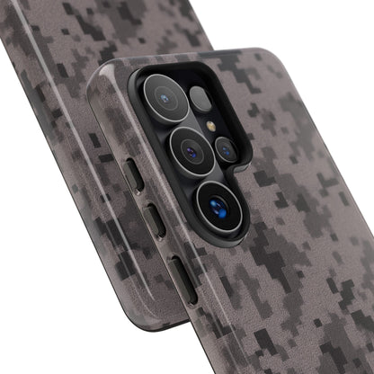 Camouflage Gray Digital Camo Tough Phone Case - view 212