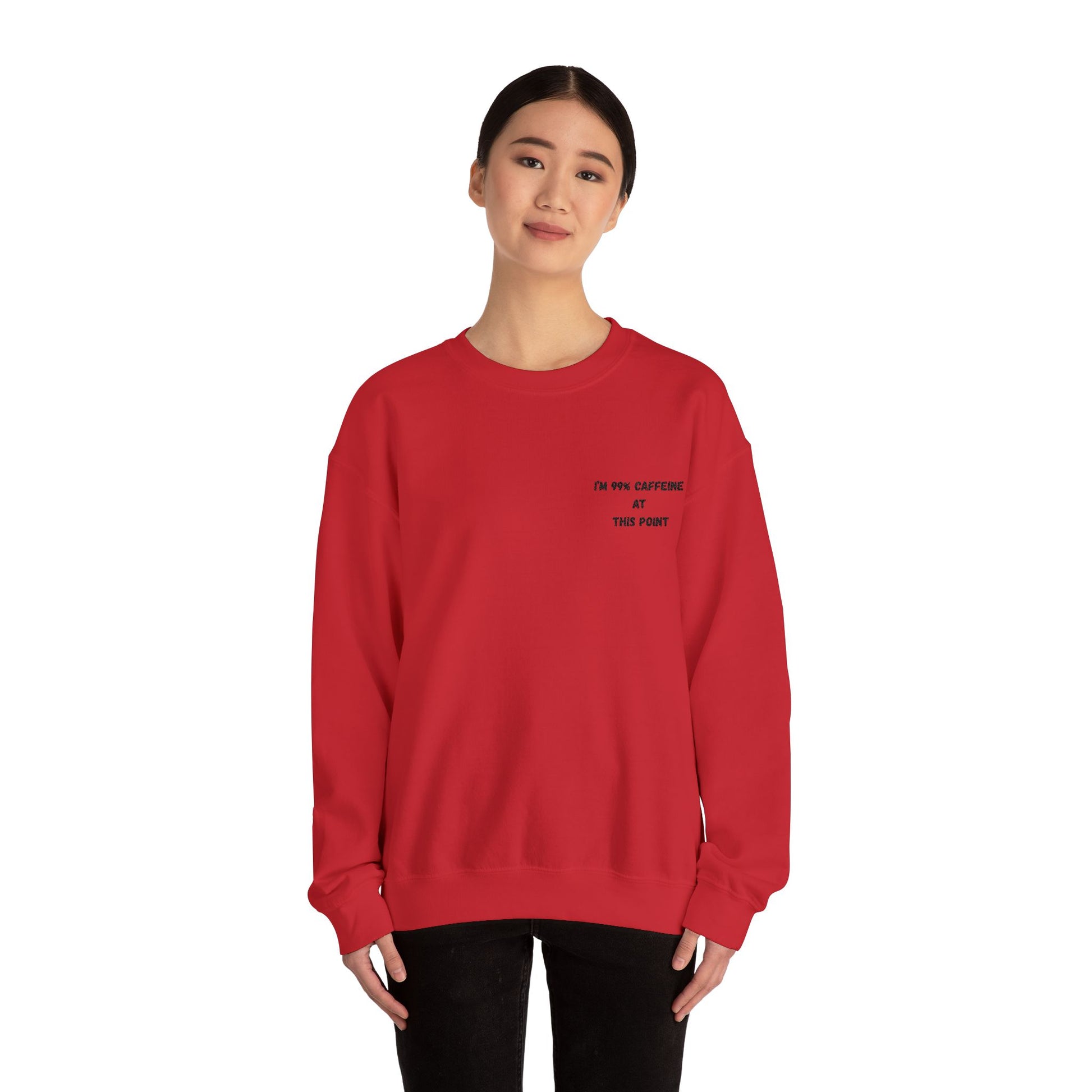 Caffeine Lover's Crewneck Sweatshirt | Unisex Heavy Blend - TRV