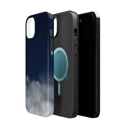 Night Sky Magnetic Impact-Resistant Phone Case — Foggy Cloud Design