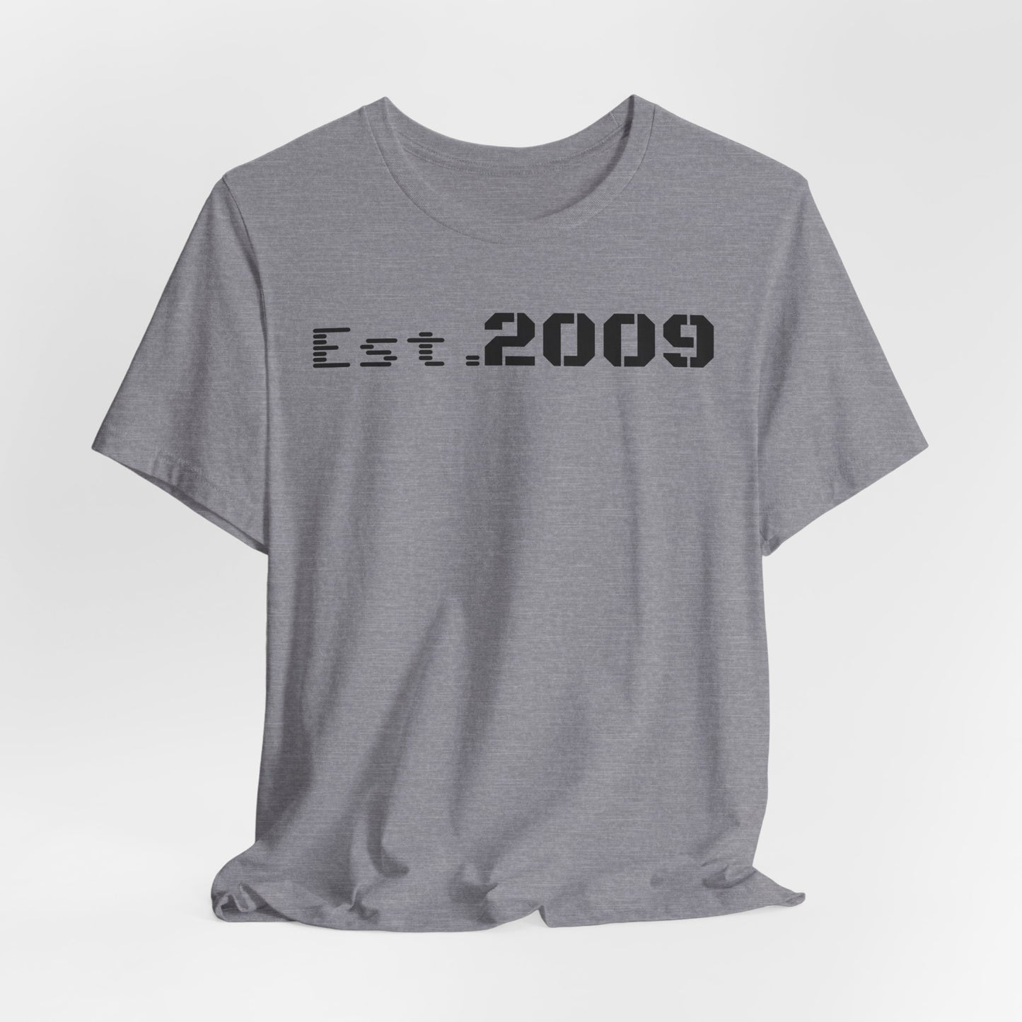 Established 2009 Unisex Tee - Casual Wear, Birthday Gift, Graduation Outfit, Anniversary Shirt, Personalized Fashion - TRV