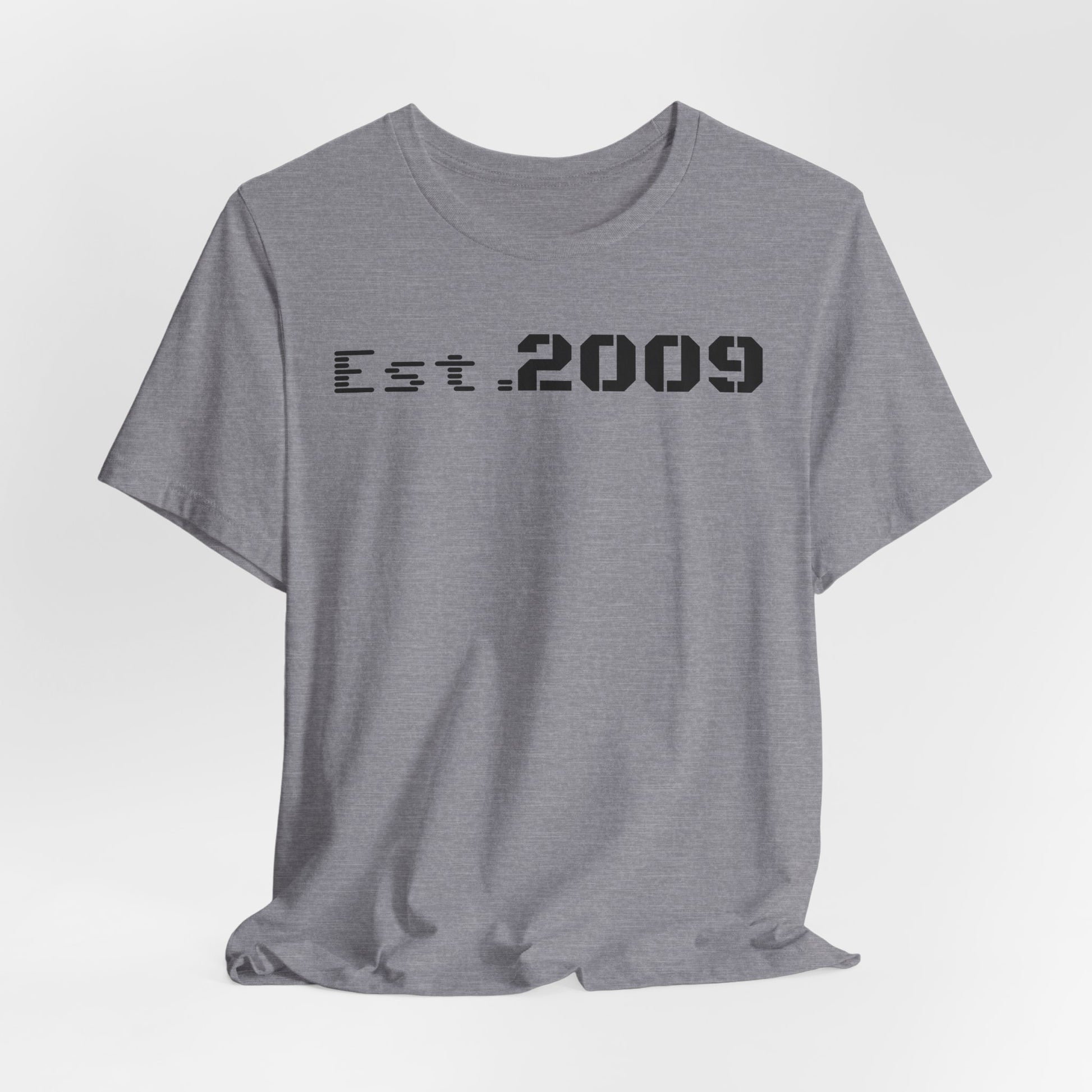 Established 2009 Unisex Tee - Casual Wear, Birthday Gift, Graduation Outfit, Anniversary Shirt, Personalized Fashion - TRV