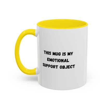 Emotional Support Coffee Mug, Funny Gift for Coffee Lovers, Unique Office Mug, Self-Care Gift, Cute Ceramic Mug