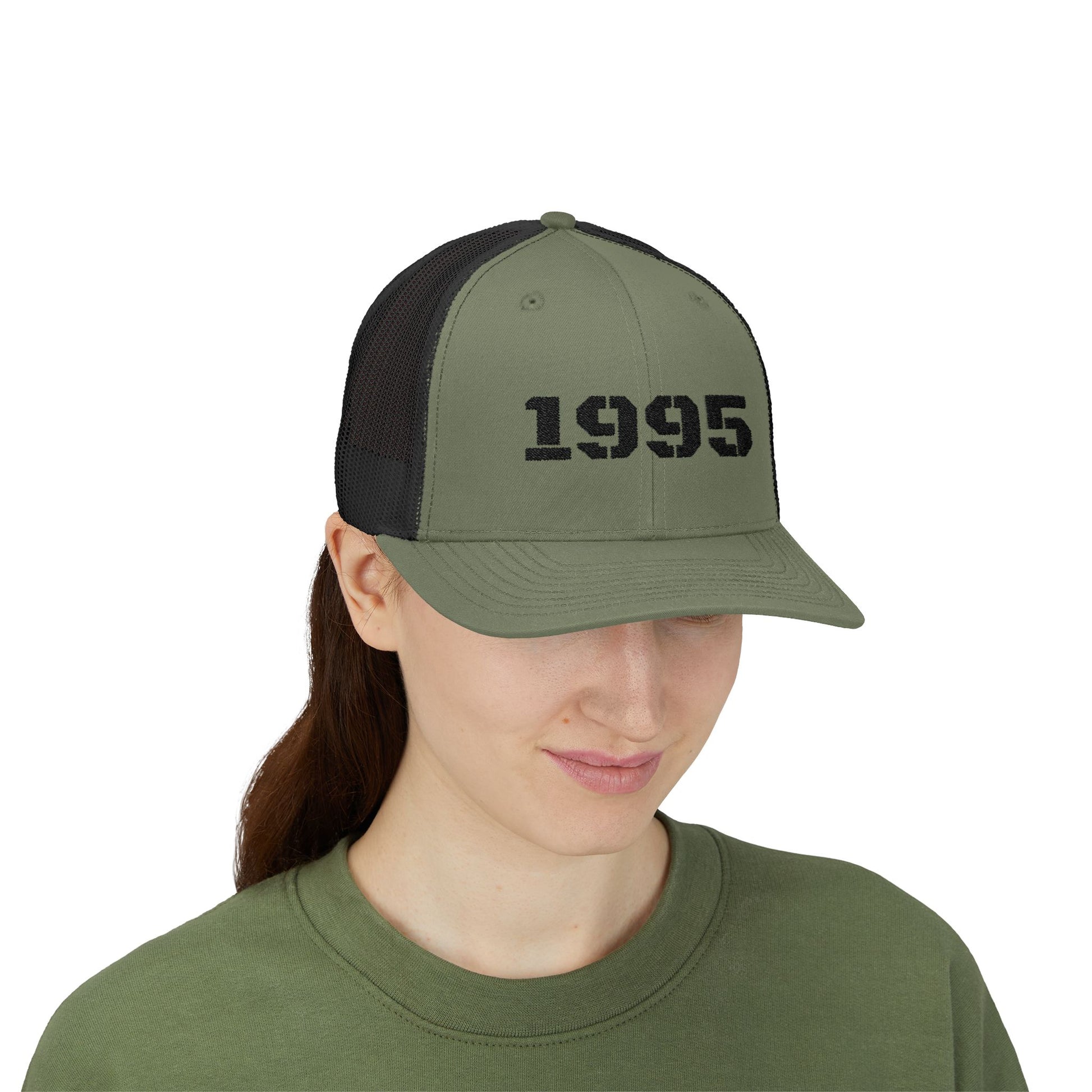 1995 Snapback Trucker Cap, Retro Cap, Vintage Style Hat, Birthday Gift, Casual Wear, 90s Fashion, Unisex Headwear - TRV