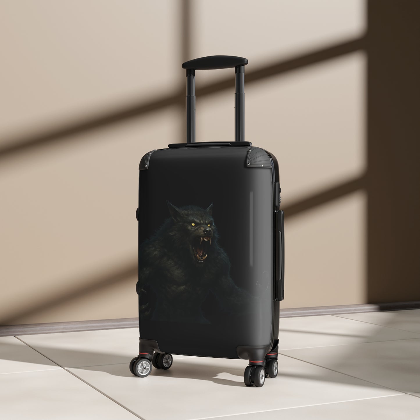 Werewolf Travel Suitcase – Dark Howl Luggage for Gothic & Horror Fans