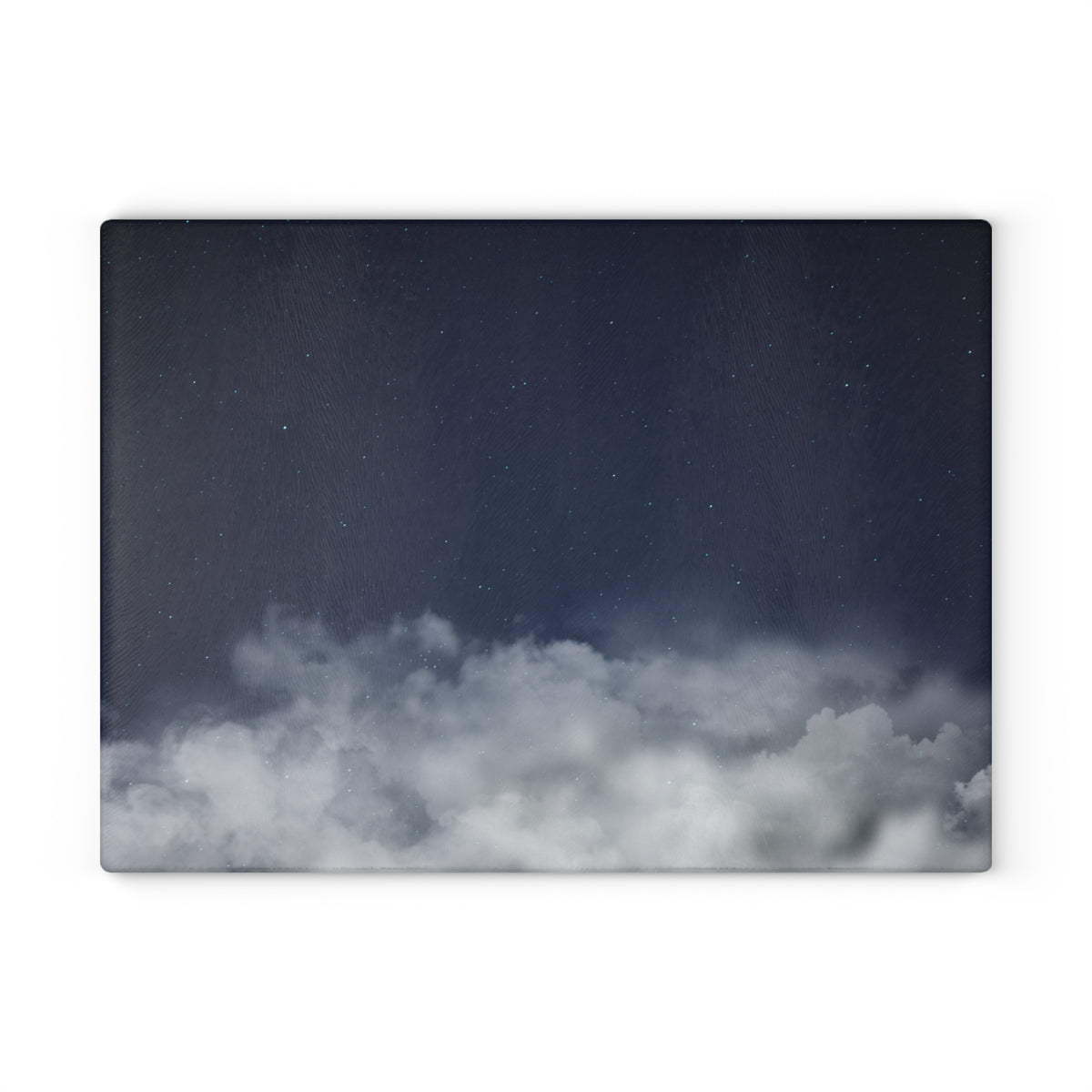 Cloudscape Glass Cutting Board – Moody Sky Kitchen Prep Board