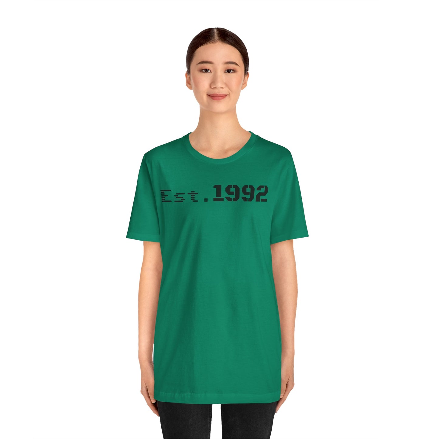 Est. 1992 Short Sleeve Tee - Retro Unisex T-Shirt, Birthday Gift, Vintage Style Shirt, Casual Wear, Trendy Outfit