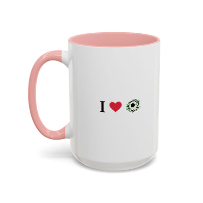 Soccer Love Mug - Accent Coffee Mug (11 & 15oz) | Perfect Gift for Soccer Fans, Sports Gifts, Customized Mugs, Birthday Present, Fan [...] - TRV