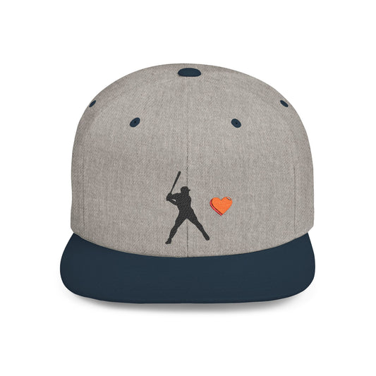 Baseball Love Snapback Hat | Gift for Sports Fans, Casual Wear, Team Spirit, Father's Day, Birthday, Outdoor Activities - product image