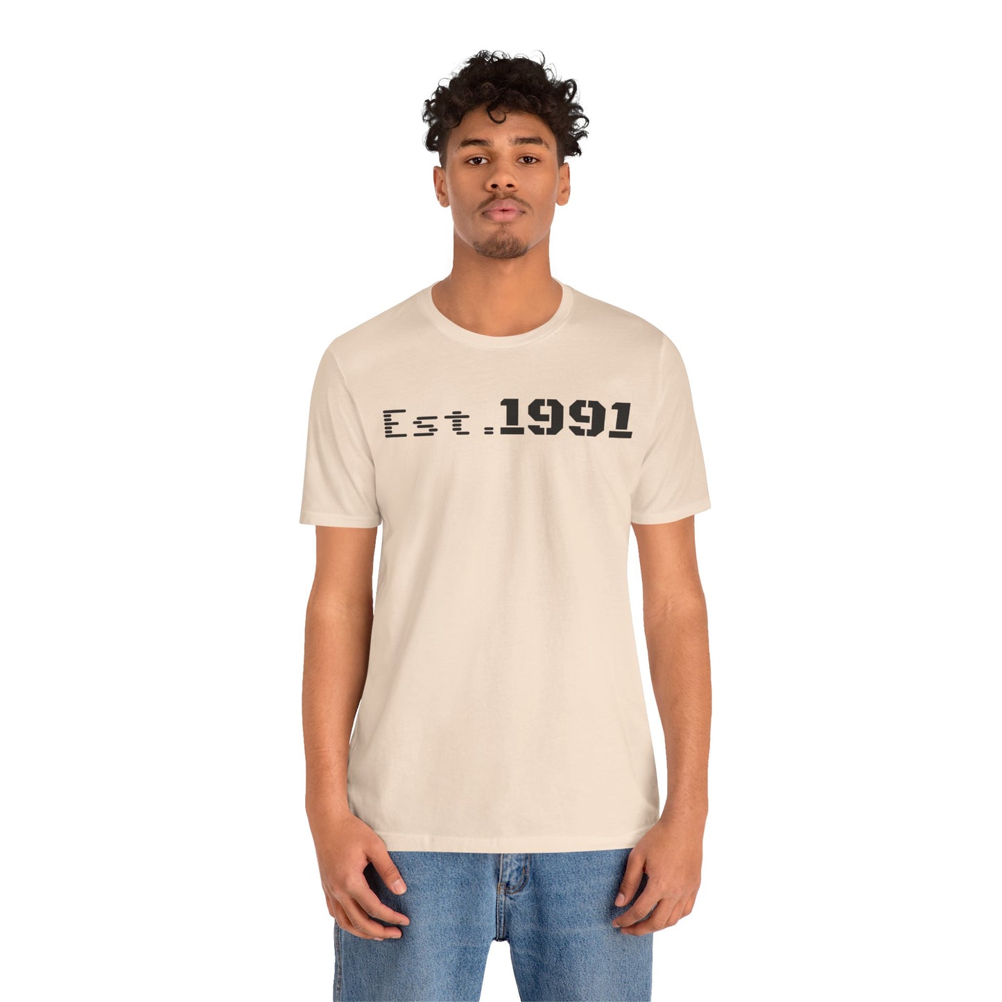 Unisex Vintage Est. 1991 Tee - Perfect Gift for Birthdays, Anniversaries, Throwback Fashion, Casual Wear, Milestone Celebrations