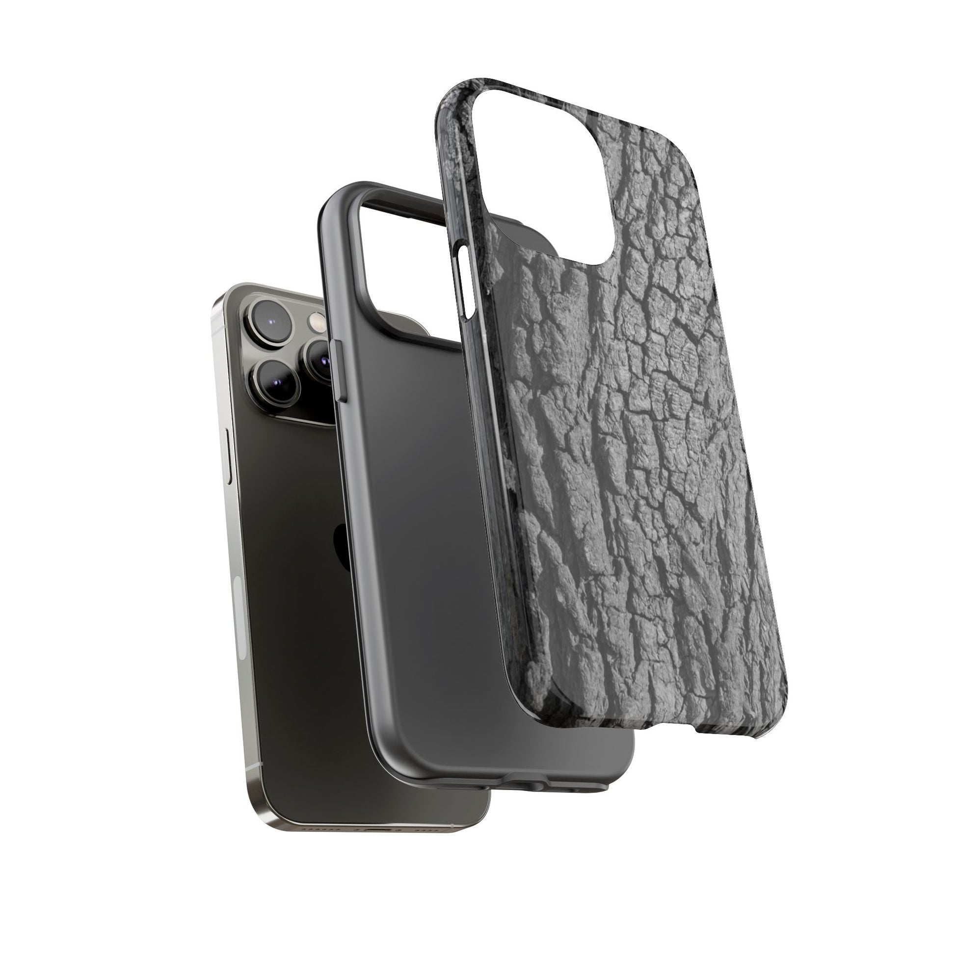 Rustic Bark Phone Case - Tough and Durable Protection - TRV