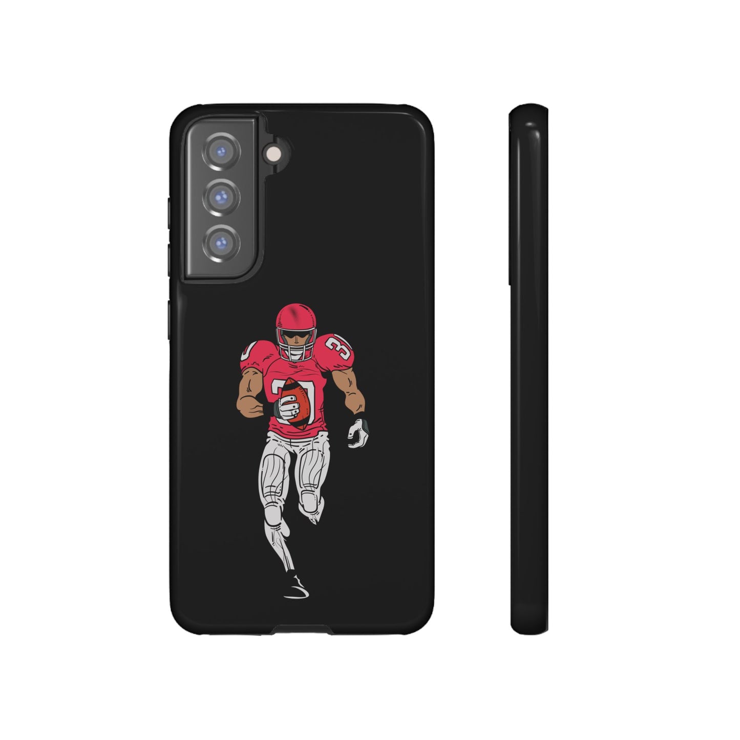 Tough Cases for Football Lovers, Personalized Sports Phone Case, Athletic Gift, Back to School, Custom Phone Cover - TRV