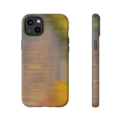 Autumn Blur Tough Phone Case — Fall Colors Protective iPhone Cover