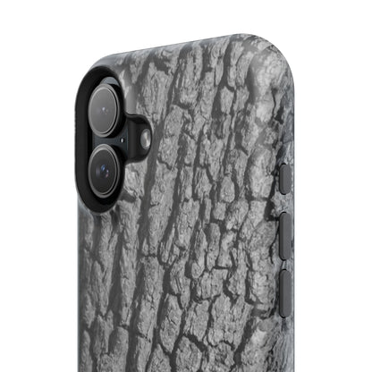 Bark Texture Magnetic Impact Phone Case