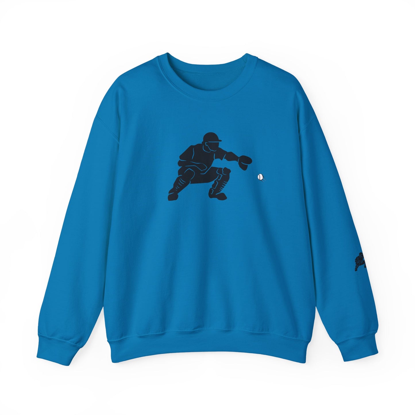 Baseball Catcher Crewneck Sweatshirt | Unisex Sports Apparel | Perfect for Game Days, Gifts, and Casual Wear | Baseball Lover's Gift - TRV