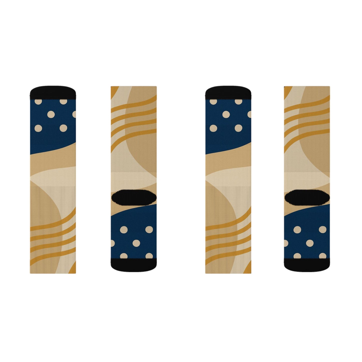 Sublimation Abstract Socks