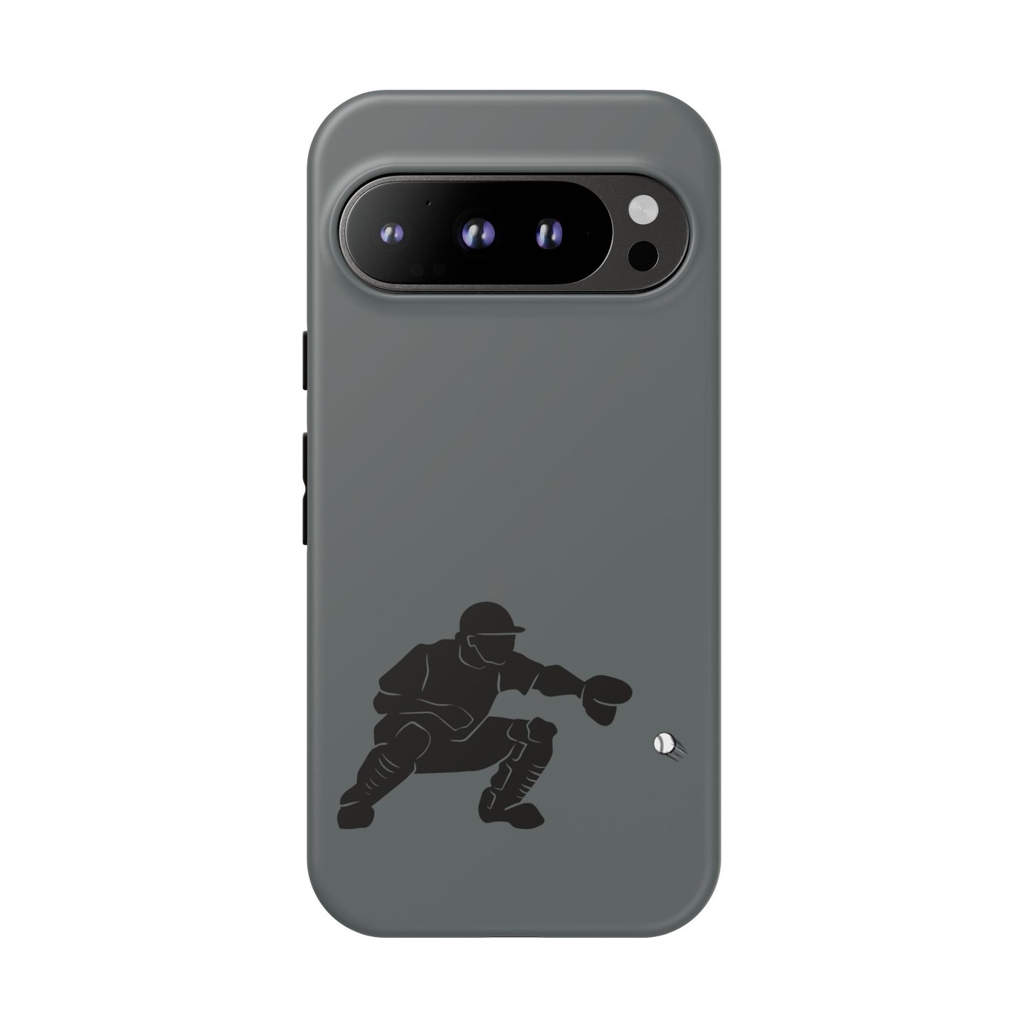 Printify baseball catcher phone case, tough protective cover with catcher design, durable and stylish for smartphones.