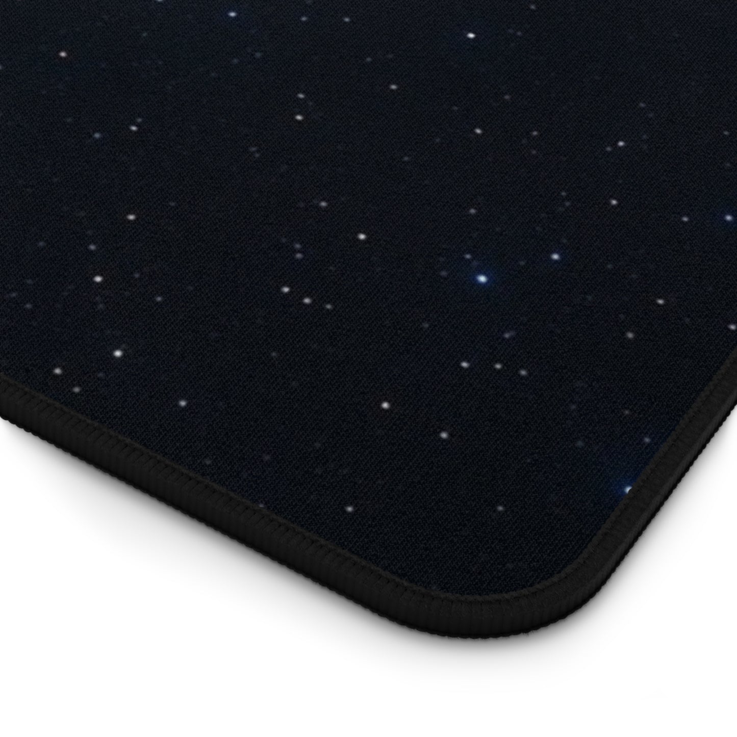 Earth in Galaxy desk mat featuring a space planet design, ideal for mousepads and desk accessories, by Printify.