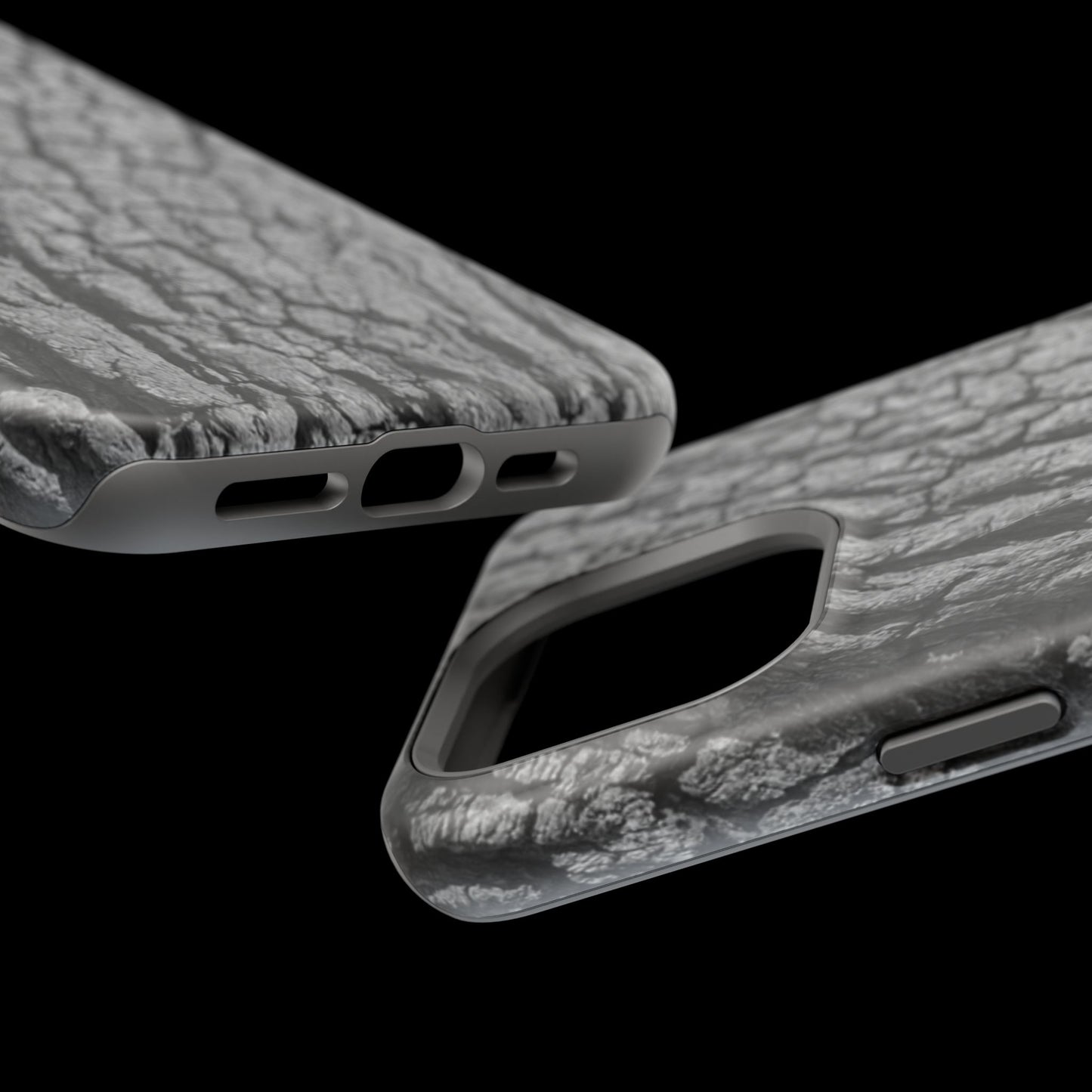 Bark Texture Magnetic Impact Phone Case