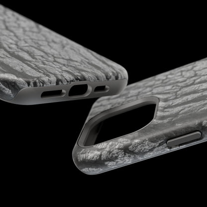 Bark Texture Magnetic Impact Phone Case