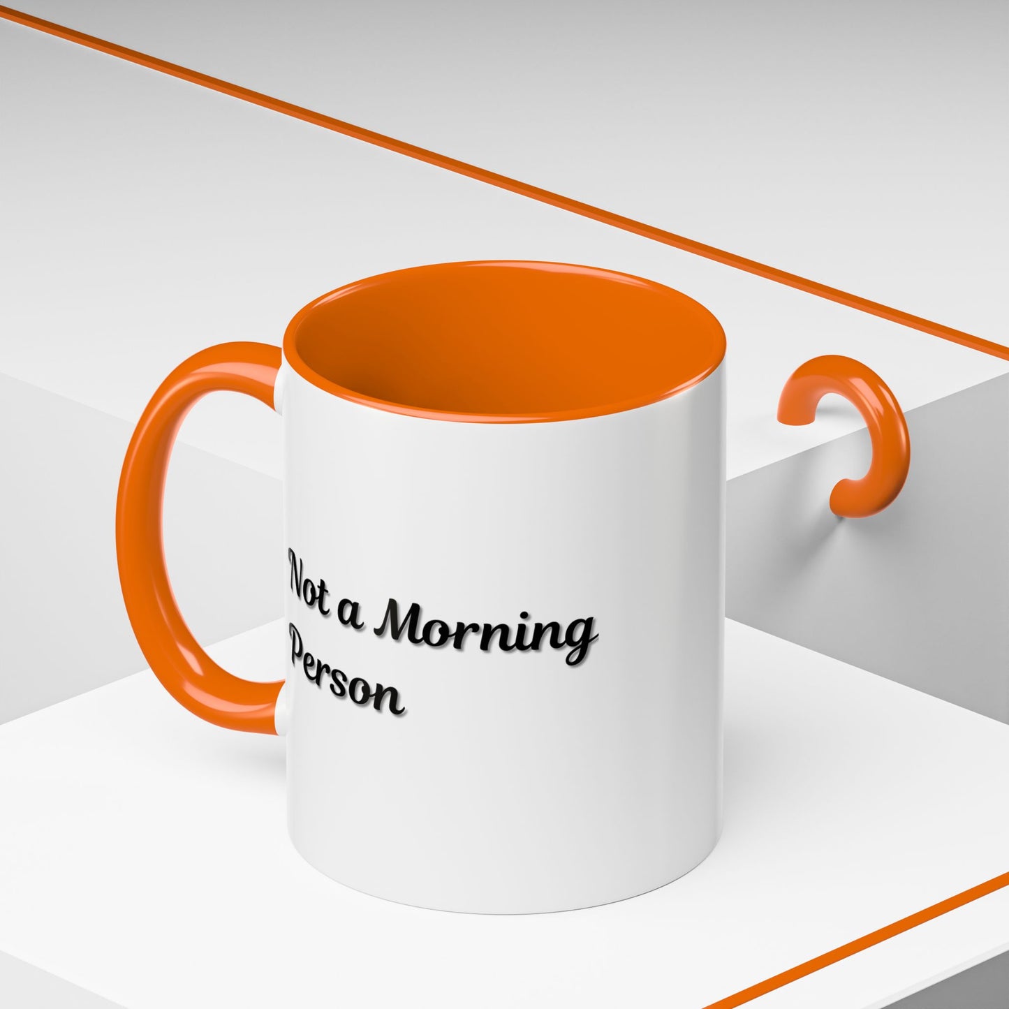 Not a Morning Person Coffee Mug - Funny Accent Mug for Coffee Lovers, 11/15oz