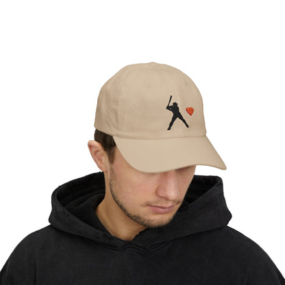 Baseball Love Dad Cap - Perfect Gift for Sports Dads, Father's Day, Casual Wear, Summer Style, Stylish Baseball Hat - TRV
