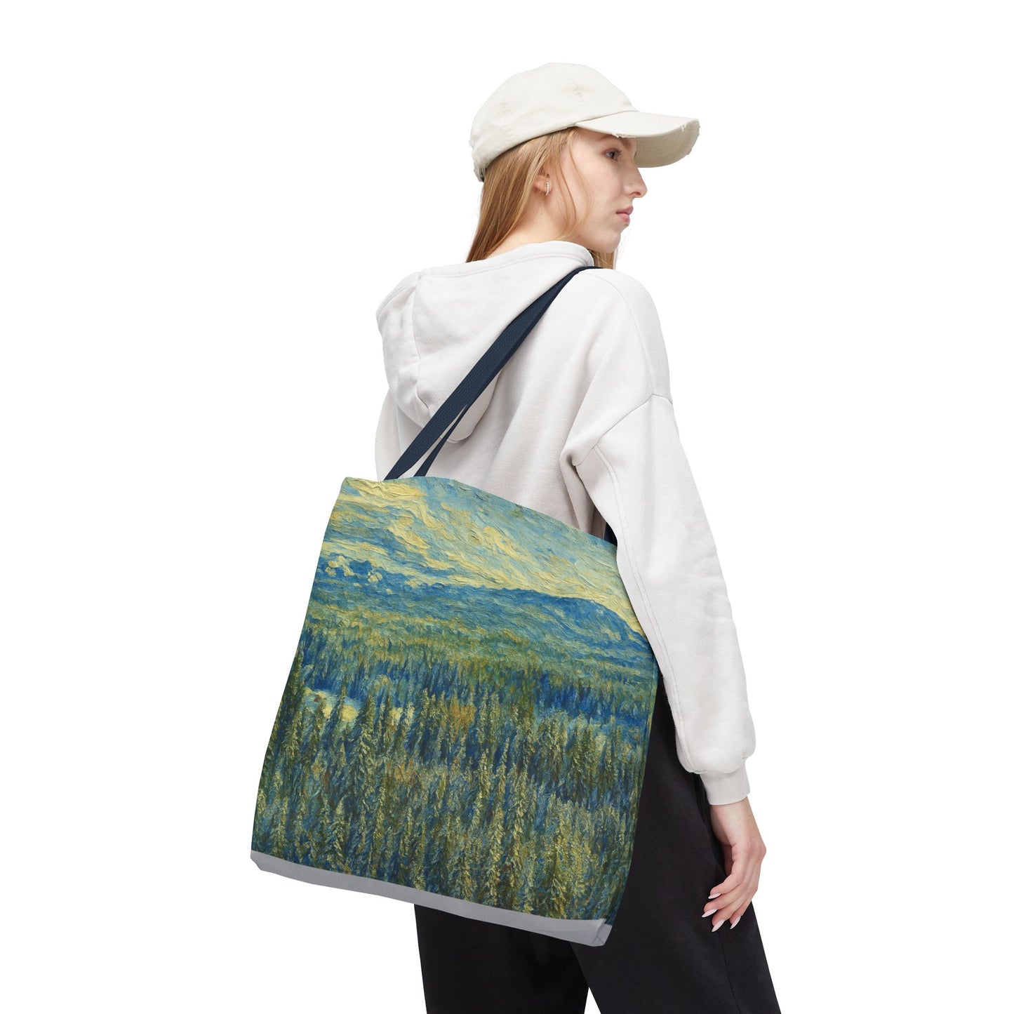 Nature-Inspired Tote Bag, Eco-Friendly Carryall, Bohemian Style Purse, Art Tote, Great Gift for Nature Lovers, Shopping Bag, Travel [...] - TRV