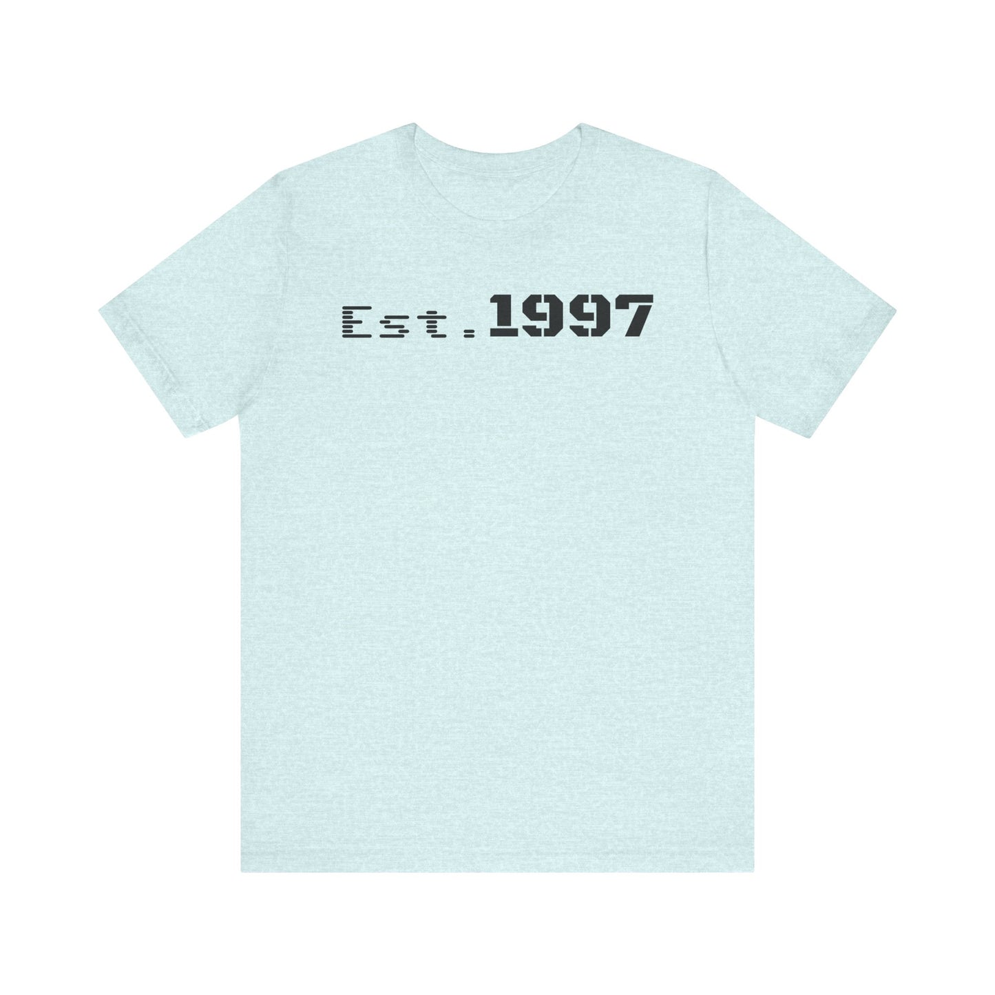 Est. 1997 Unisex Jersey Short Sleeve Tee - Vintage Style, Perfect for Birthdays, Casual Wear, Gifts, Anniversaries, Retro Fashion