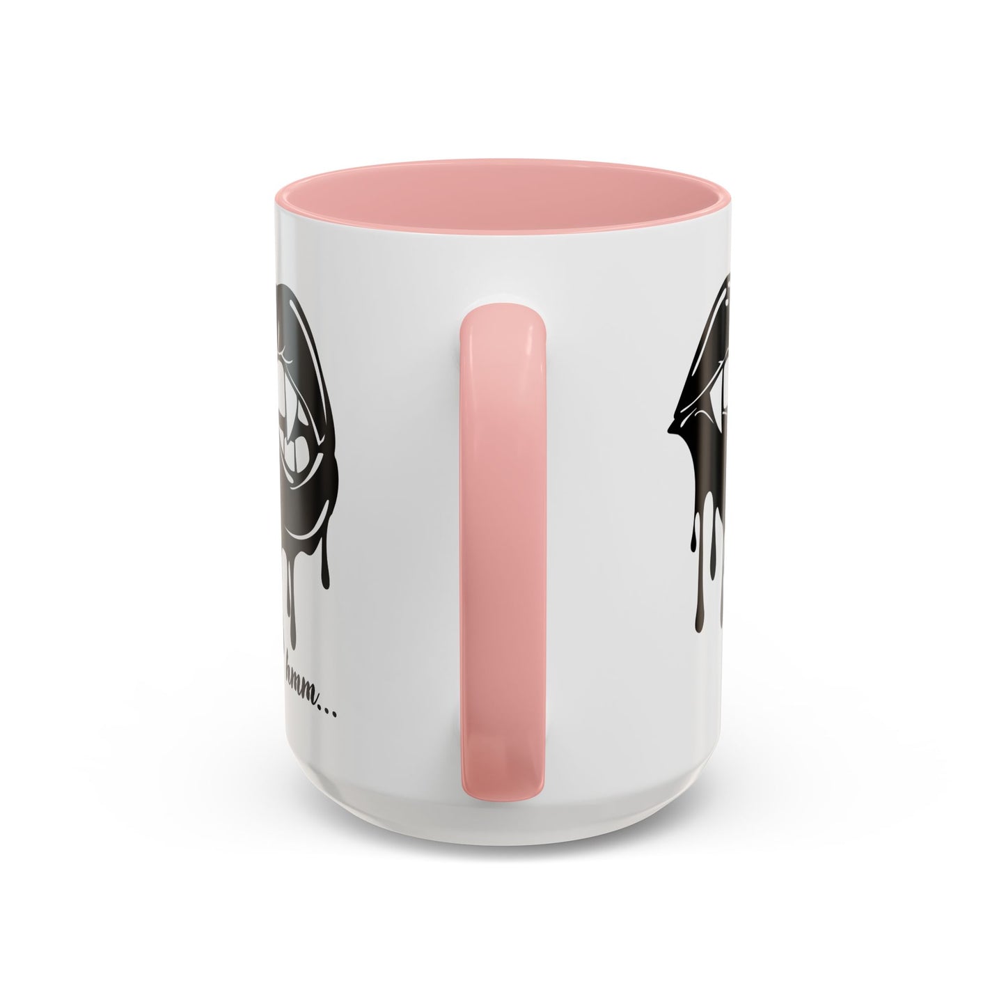 Dripping Lip Coffee Mug – "hmm..." Accent Ceramic Mug (11/15oz)