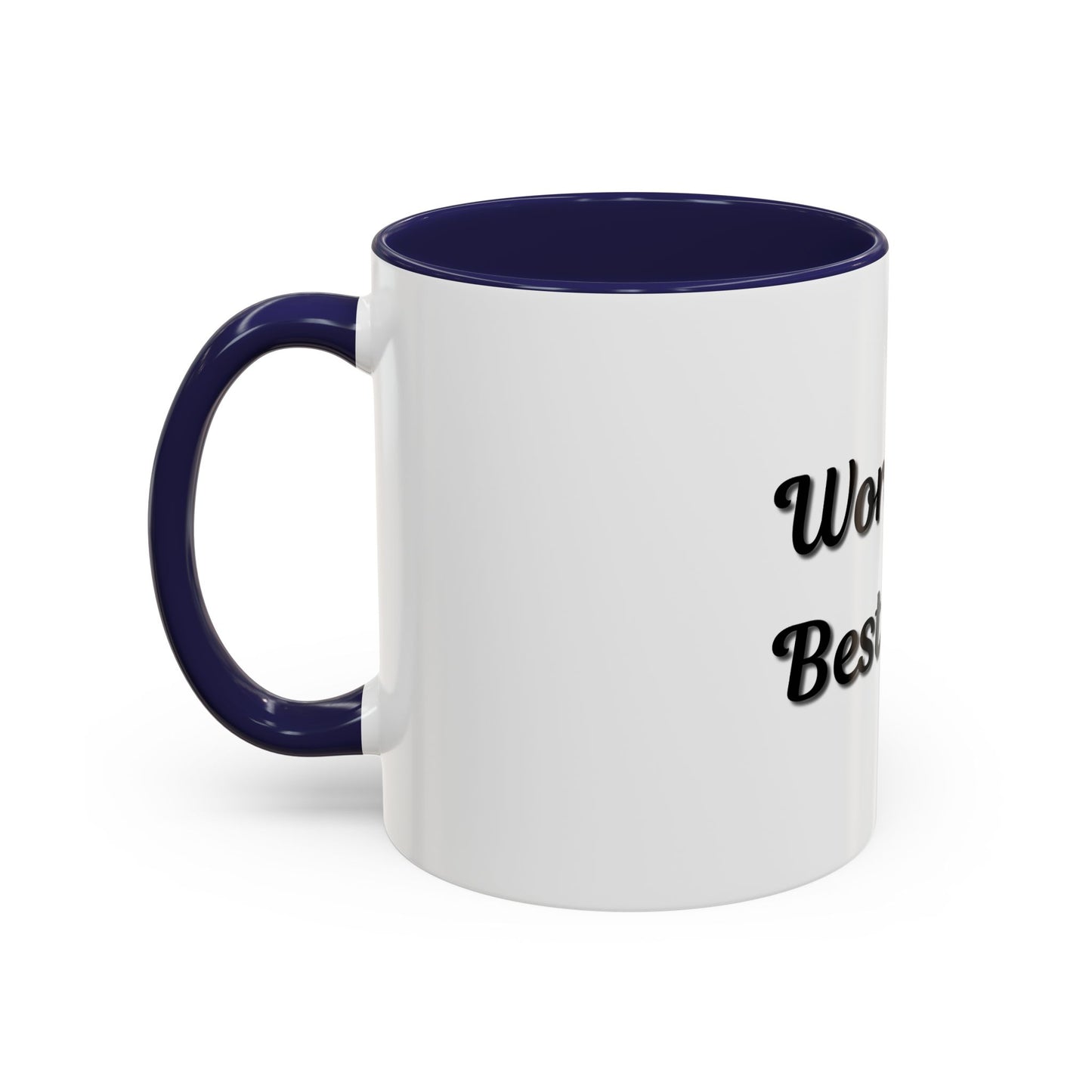 World's Best Dad Accent Coffee Mug - Perfect Gift for Father's Day - TRV