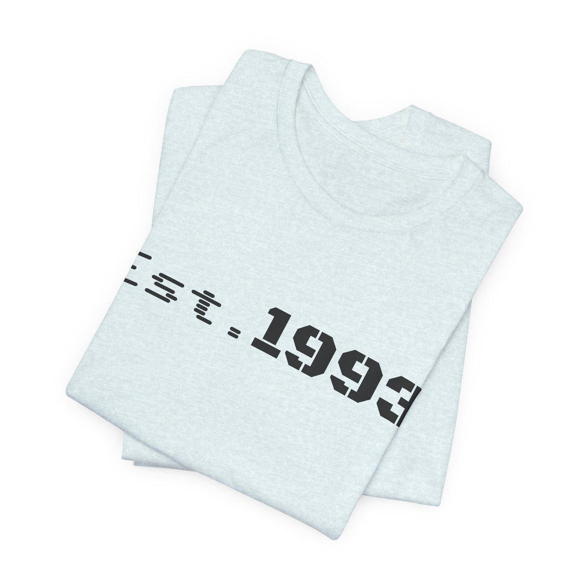 Vintage 1993 Est. T-Shirt by Printify featuring classic "Born in 1993" design on a casual cotton tee.